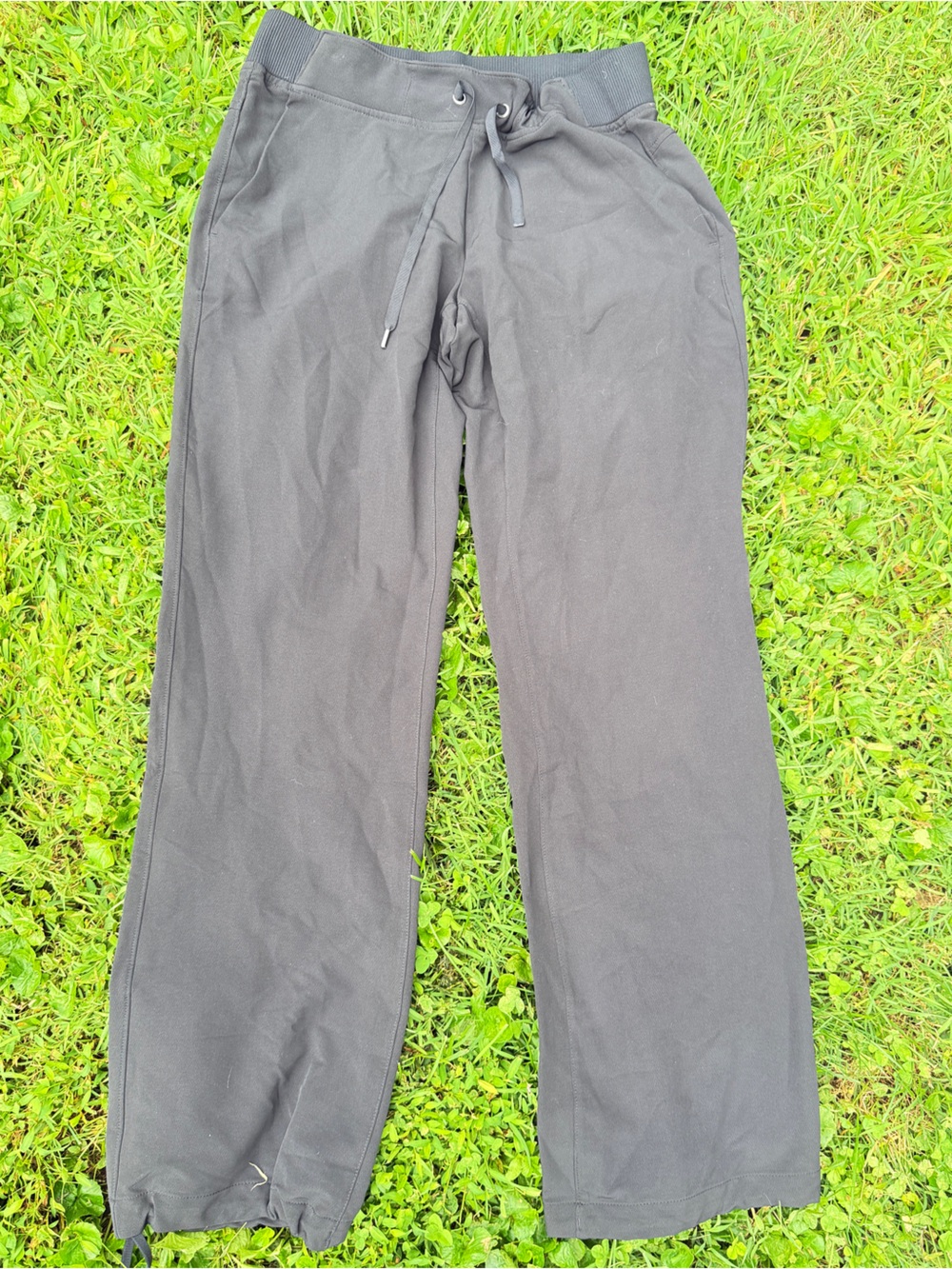 Men's Black Drawstring Pants